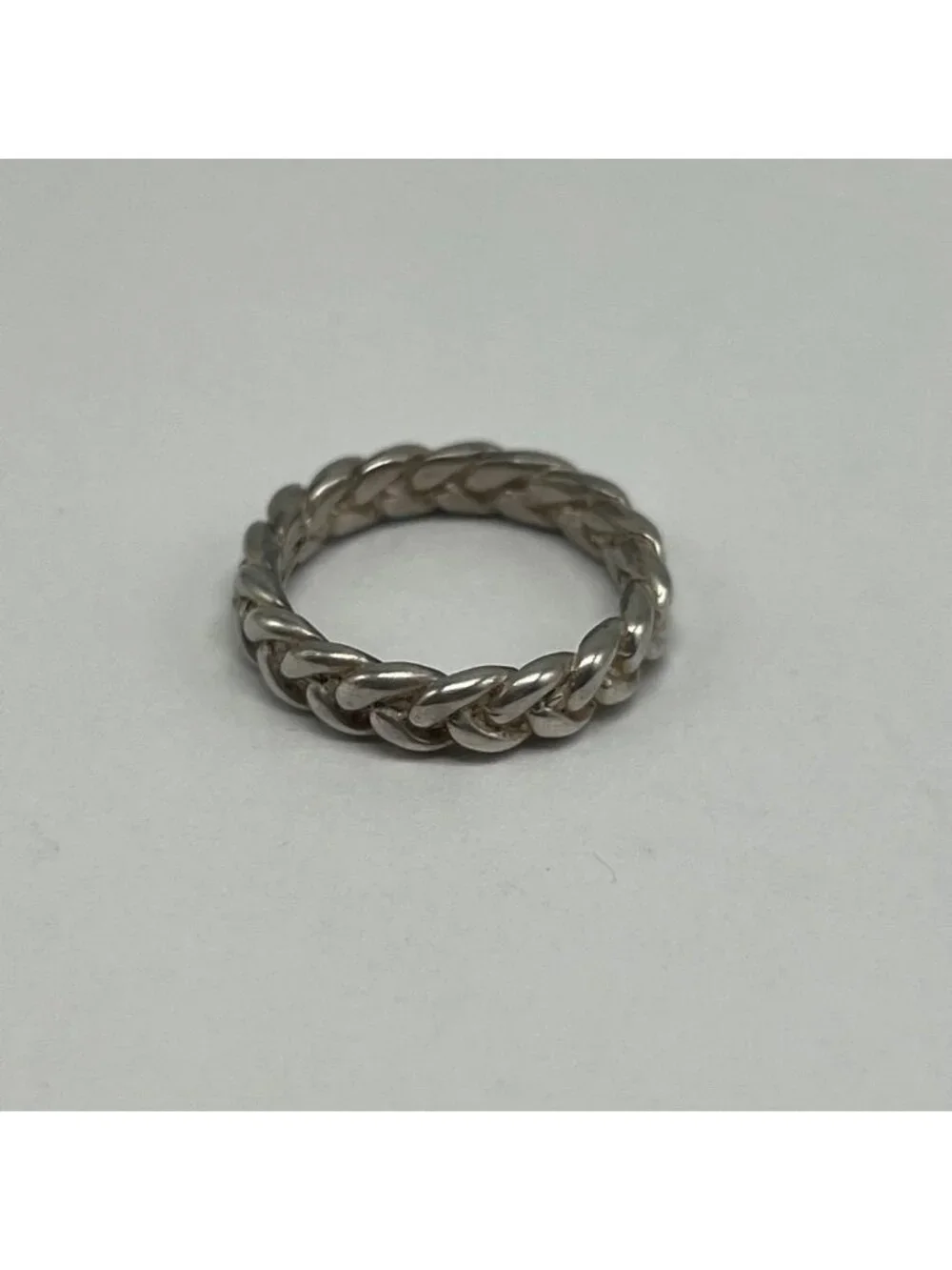 Tiffany & Co Braided Ring 925 Sterling Silver Vintage